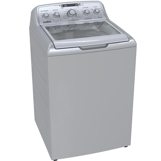 Lavadora Automática Aqua Saver Green 21 kg Plata Mabe - LMA71215WGAB01
