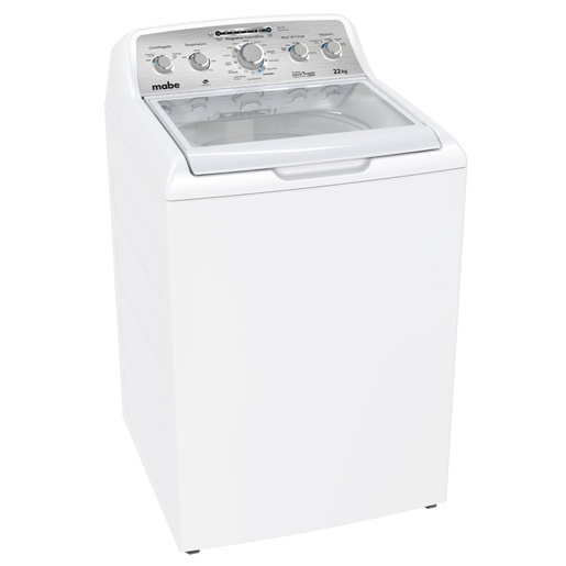 Lavadora Automática Aqua Saver Green Alta Eficiencia 22 kg Blanca con Sanitizado Mabe - LMA72215WBAB00