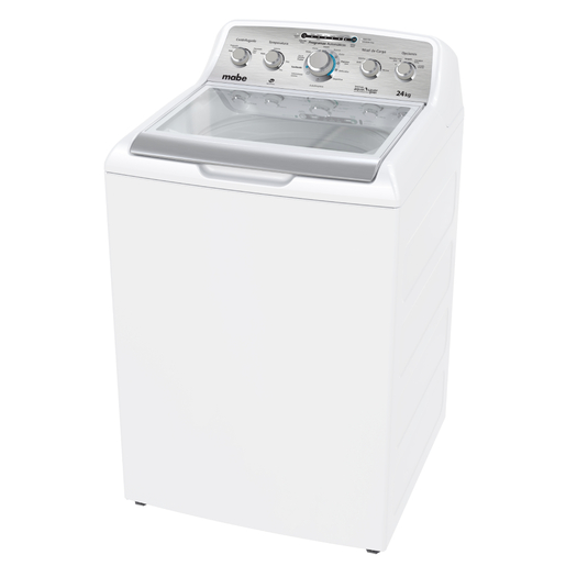 Lavadora Aqua Saver Green High Efficiency Automática 24 kg Blanca con Sanitizado Mabe - LMA74215WBAB0