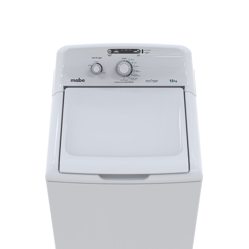 Lavadora Automática Aqua Saver Green 18 kg Blanca Mabe - LMA78112CBAB01