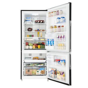 Refrigerador Bottom Freezer 520 L (19 pies) Black Stainless Steel Mabe - RMB520IJMRPB