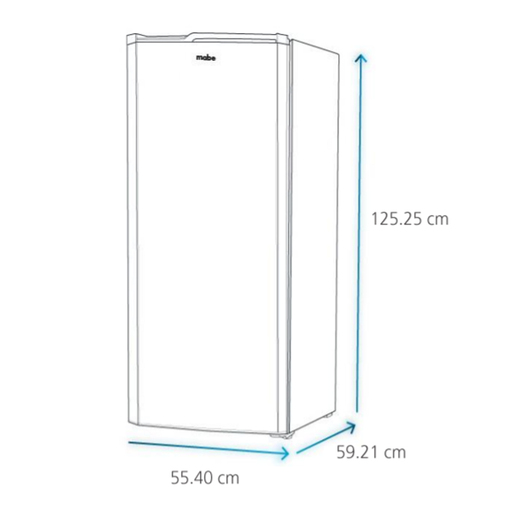 Refrigerador Automático 210 L Menta Mabe - RMA210PVMRAA