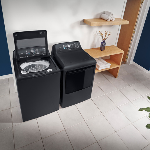 Secadora Eléctrica 220 V 7.2 cu. ft. (22 kg) Diamond Gray con Sanitizado Mabe - DME17R8MSDBP10