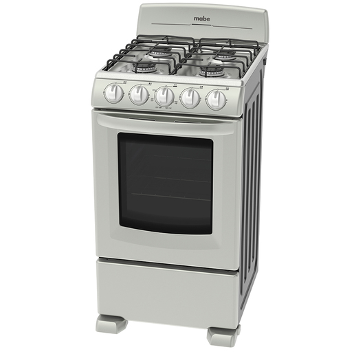Estufa de piso 50 cm Plata Mercury Mabe- EM5030BAIS0C