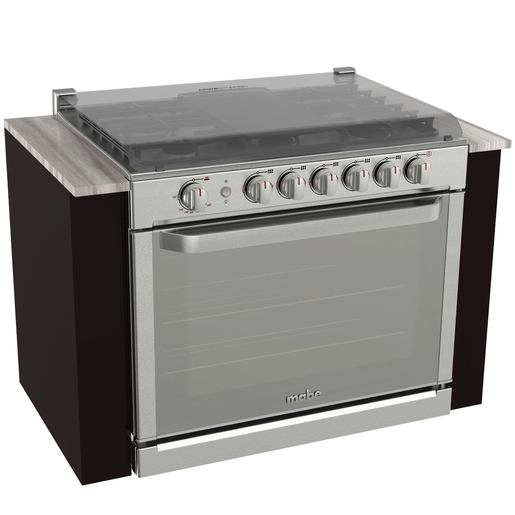 Estufa de empotre 80 cm Inoxidable Mabe - XOC80760CI0C