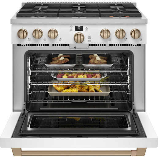 Estufa de Empotre 90 cm (36 pulgadas) Blanco Mate Café - CGY366P4T1W2