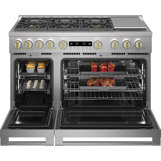 Estufa de Piso 120 cm (48 pulgadas) Inoxidable Monogram - ZGP486NDT1SS
