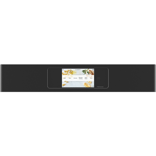 Horno de pared simple de convección con puerta francesa empotrable de 30" negro mate Café - CTS90FP3N1D1