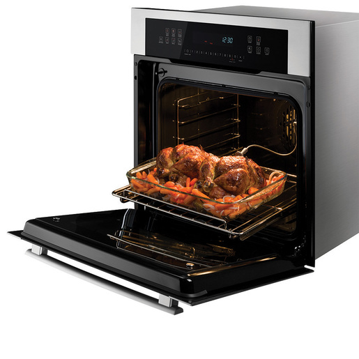 Horno empotrable 60cm Acero Inoxidable vidrio Negro GE Profile - HGP6065EWAI0D