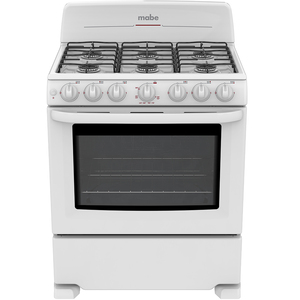 Estufa de Piso 76 cm Blanca Mabe - EM7630BAPB0B Estufa de Piso 76 cm Blanca Mabe - EM7630BAPB0B