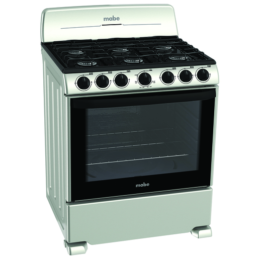 Estufa de piso 76 cm Plata Mercury Mabe - EM7622BAPS0A