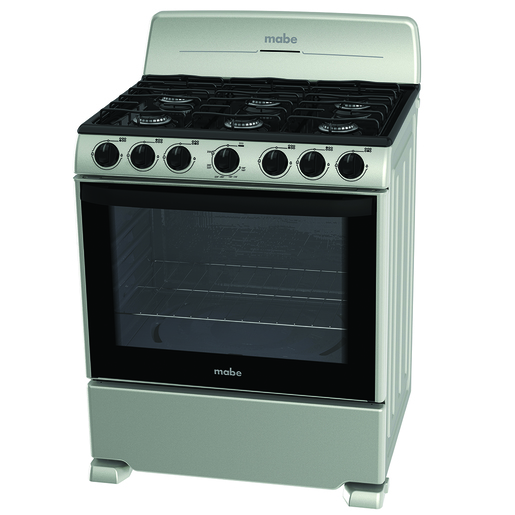 Estufa de piso 76 cm Plata Mercury Mabe - EM7622BAPS0A
