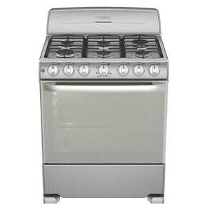 Estufa de piso 76 cm Plata Mercury Mabe - EM7647BSIS0A Estufa de piso 76 cm Plata Mercury Mabe - EM7647BSIS0A