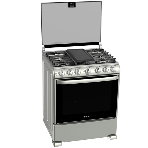 Estufa de piso 76 cm Plata Mercury Mabe - EM7674CFIS0B