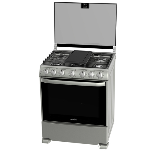 Estufa de piso 76 cm Plata Mercury Mabe - EM7674CFIS0B